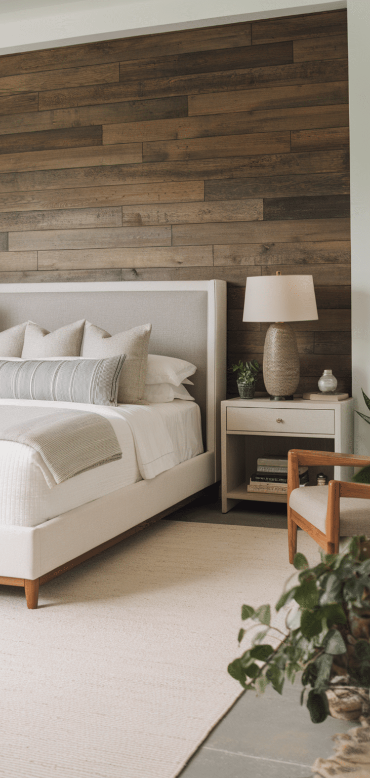 16 Stunning Ideas for an Accent Wall Behind the Bed - The Mega Mom