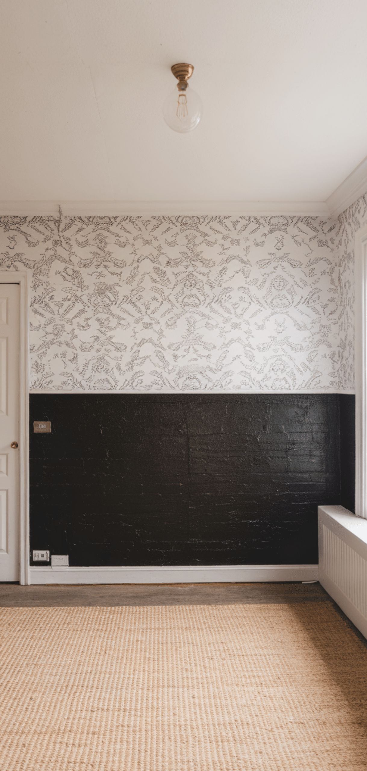 Perfect Half Wallpaper Half Paint Ideas