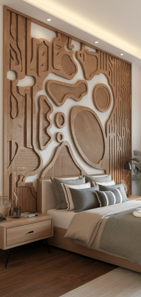 16 Stunning Ideas for an Accent Wall Behind the Bed - The Mega Mom