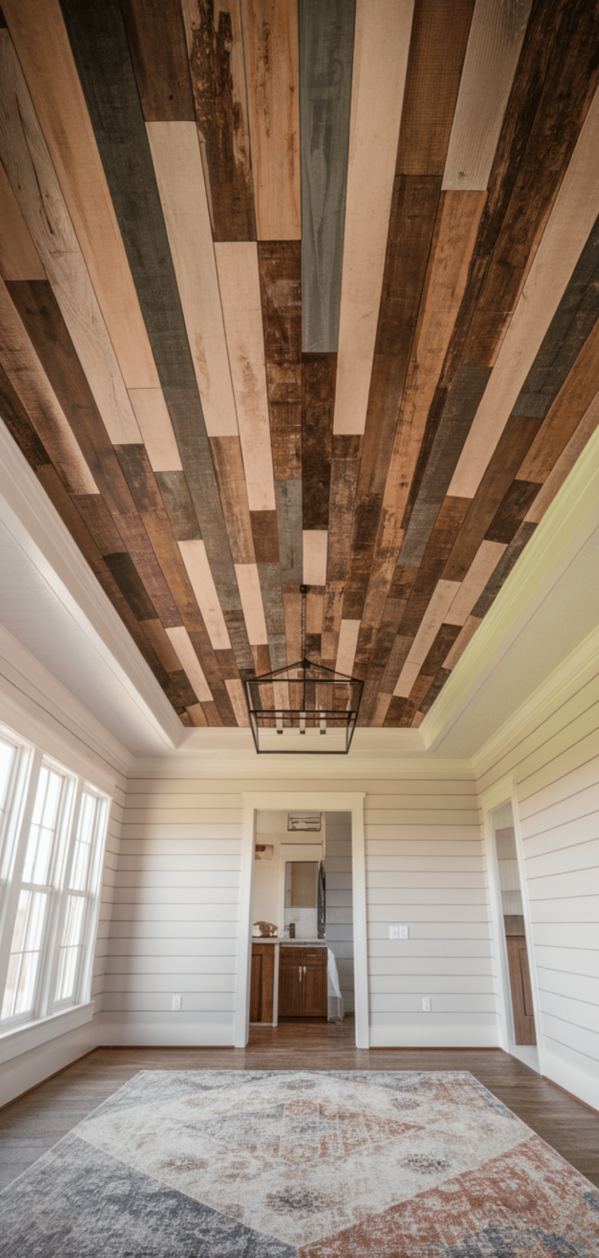 Creative DIY Wood Plank Ceiling Ideas
