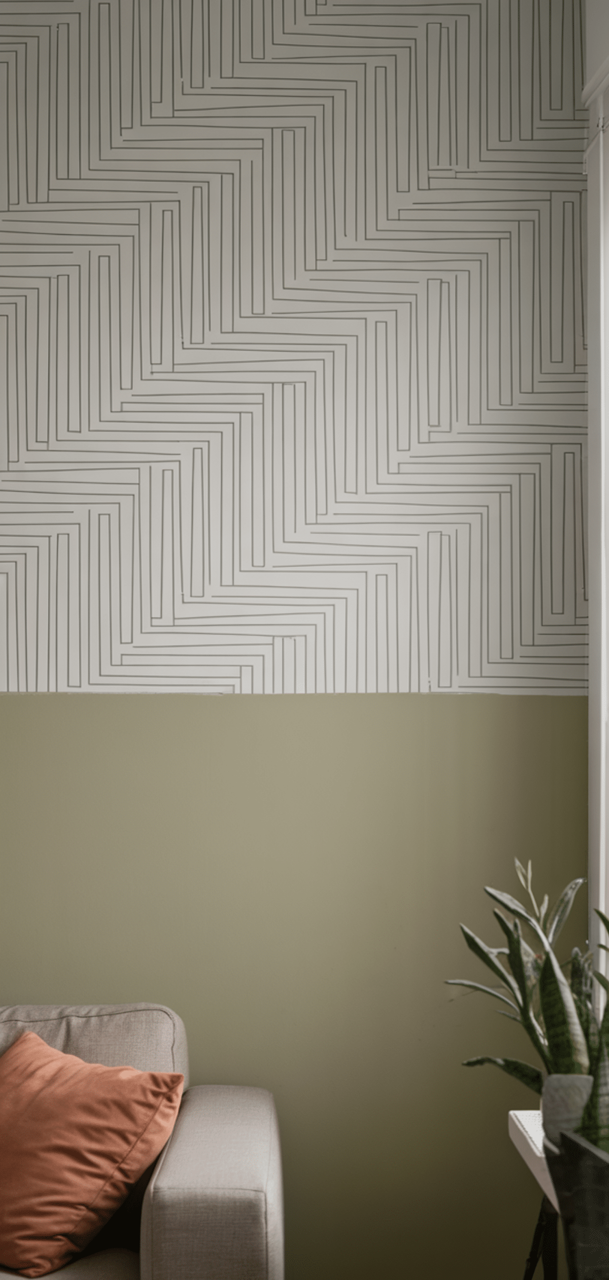 Perfect Half Wallpaper Half Paint Ideas