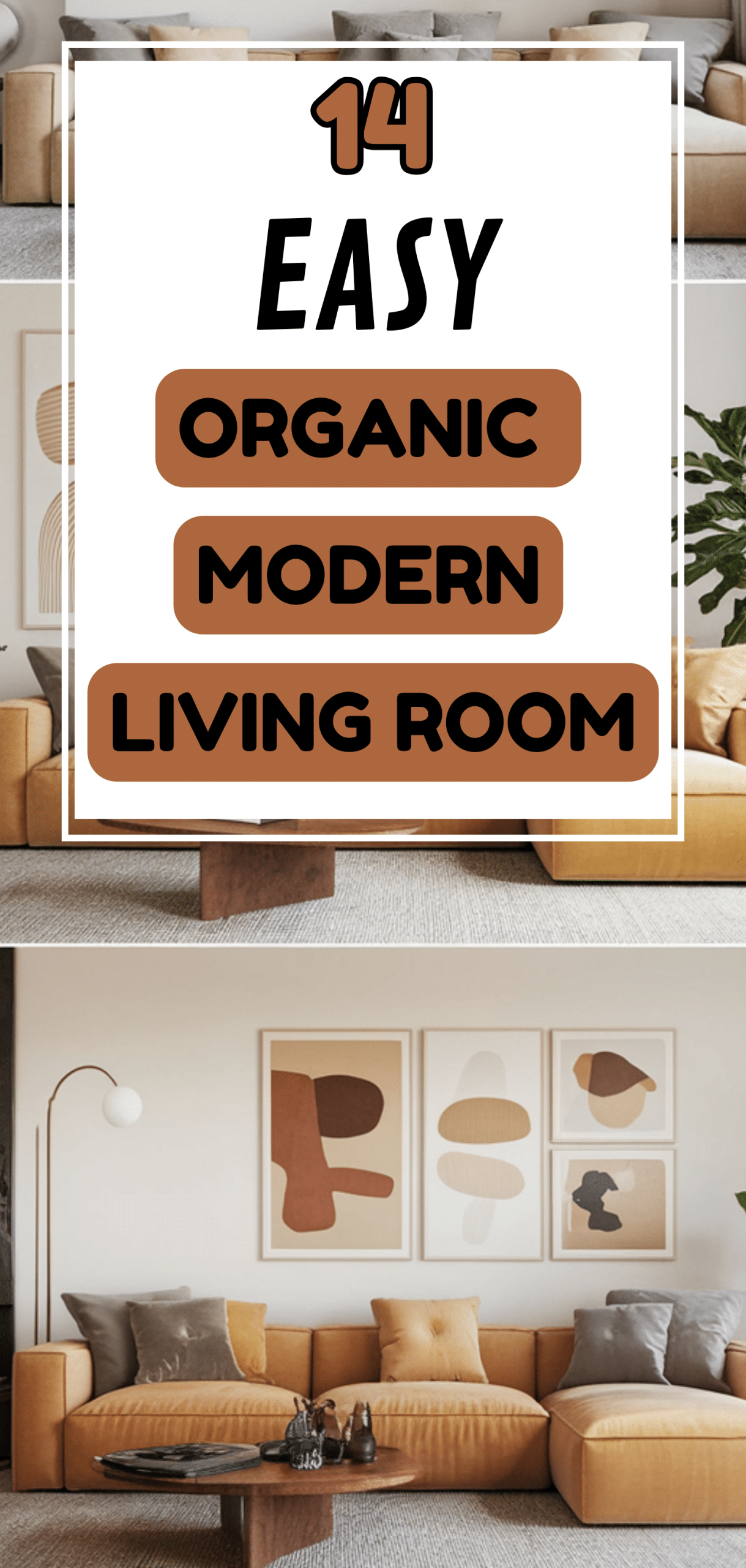 14 Easy Organic Modern Living Room