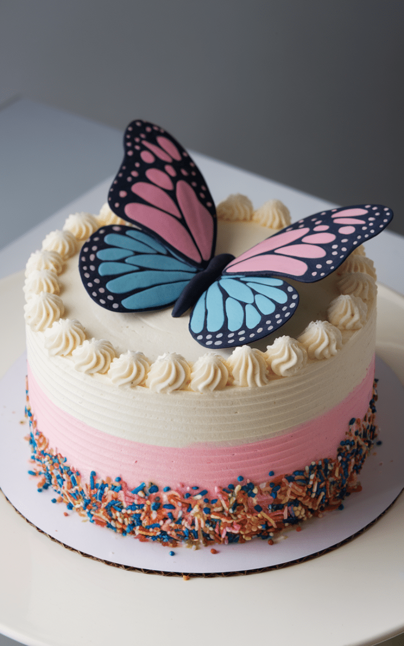 17 Delicious Butterfly Cake Designs