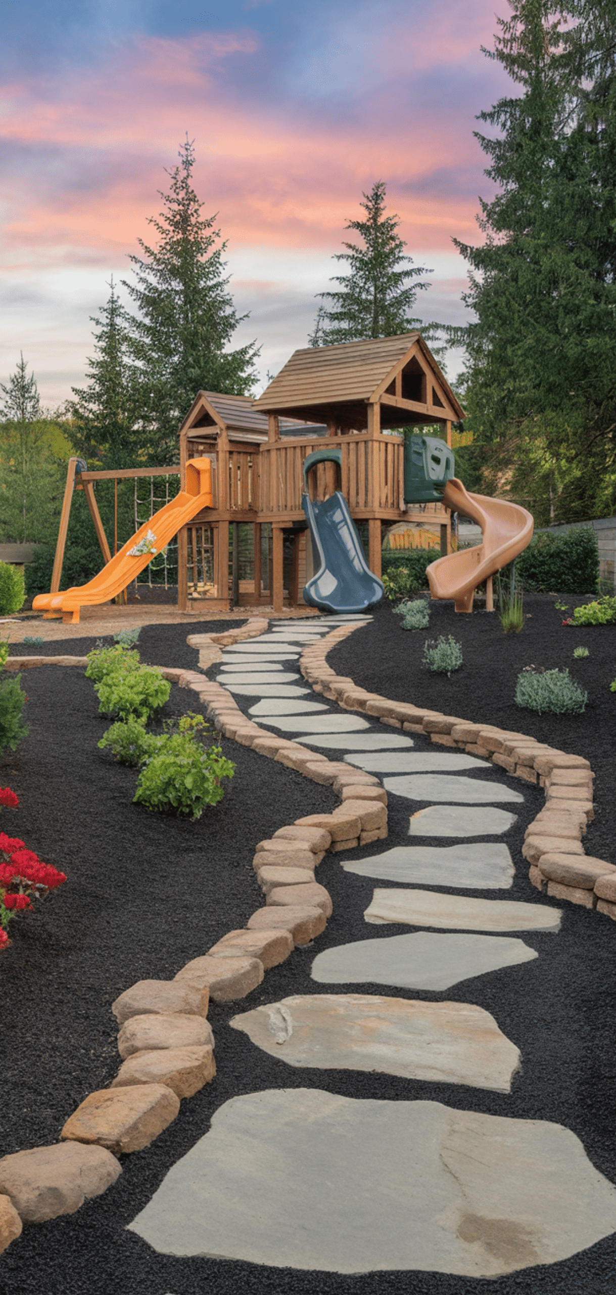 17 Beautiful Backyard Playground Landscaping Ideas
