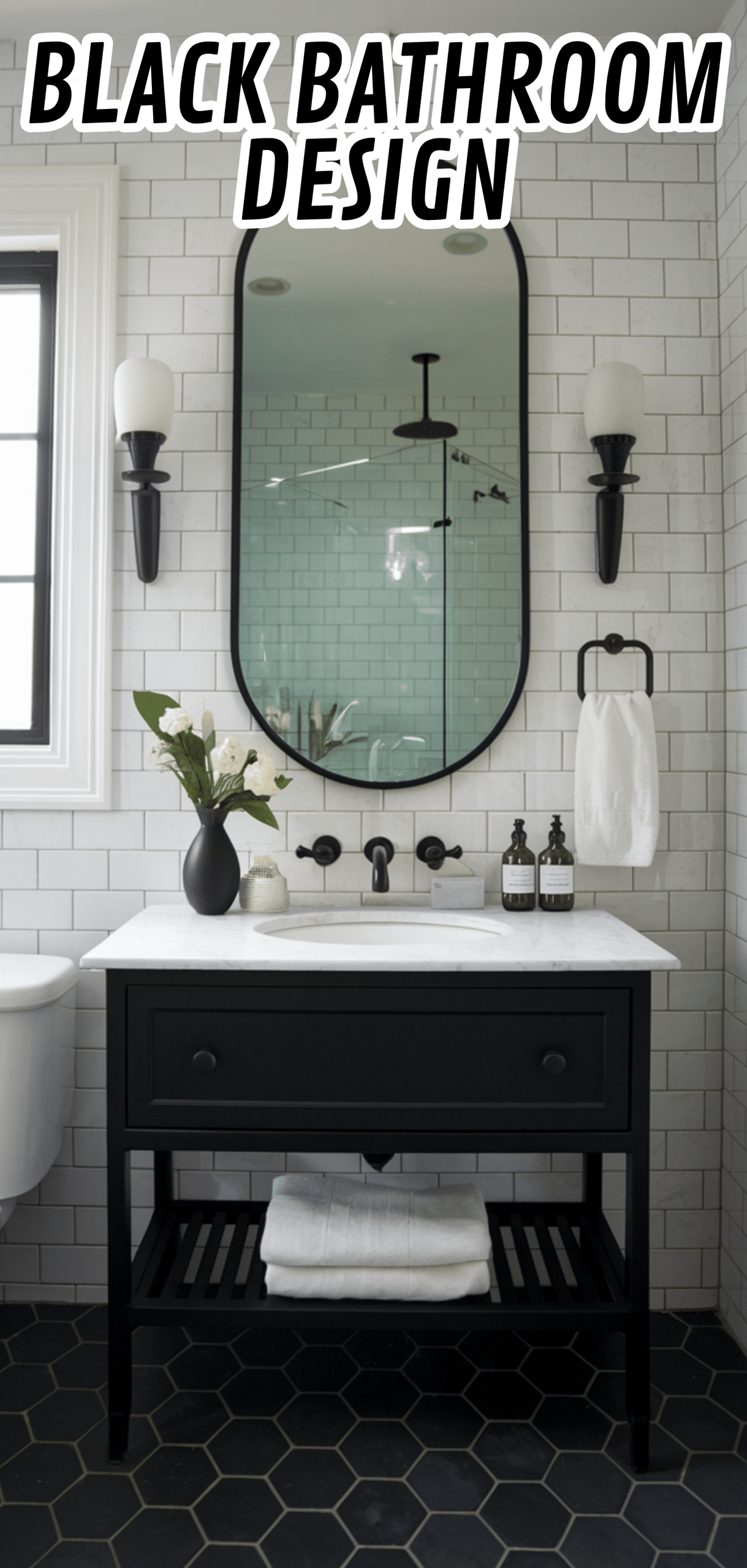 16 Perfect Black Bathroom Design Features