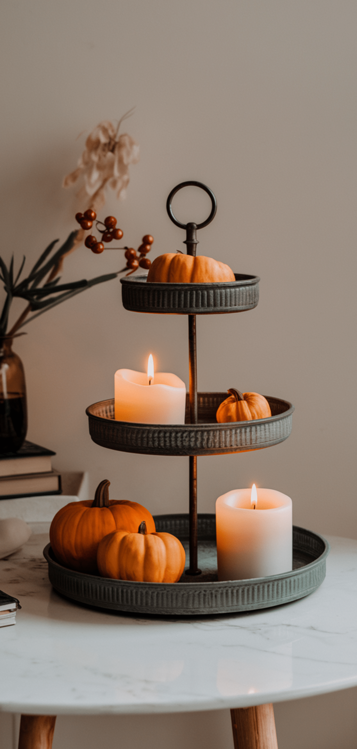 16 Stunning Tiered Trays For Your Fall Decor