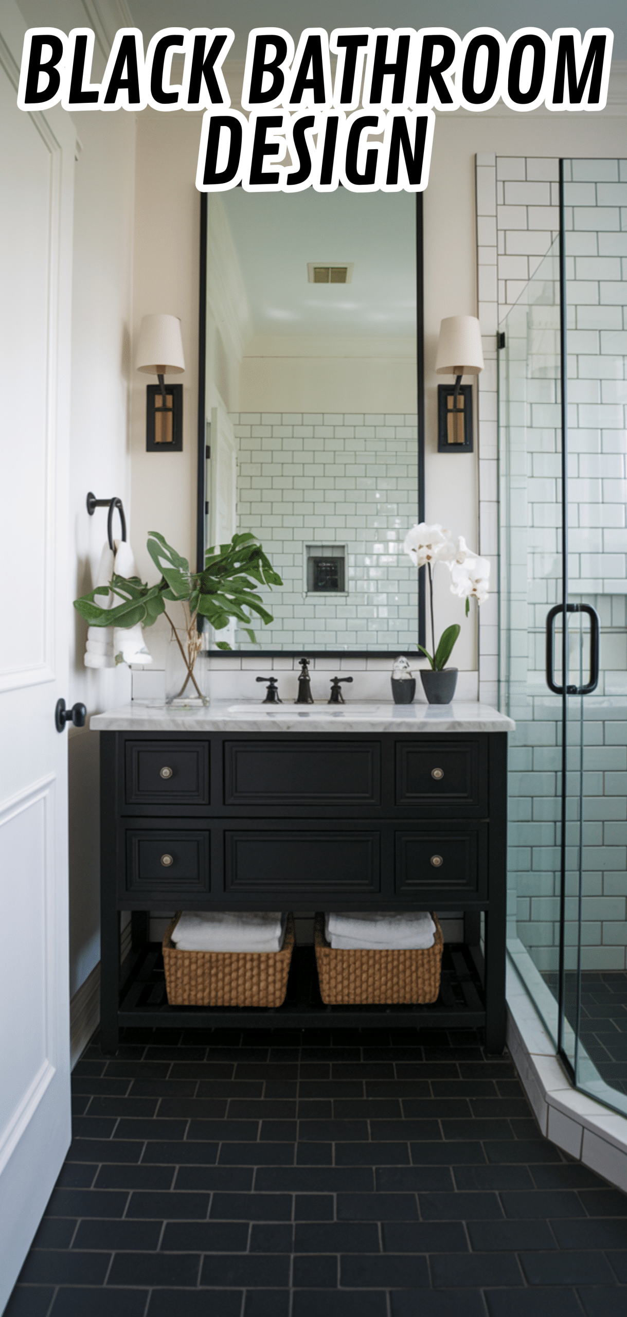 16 Perfect Black Bathroom Design Features