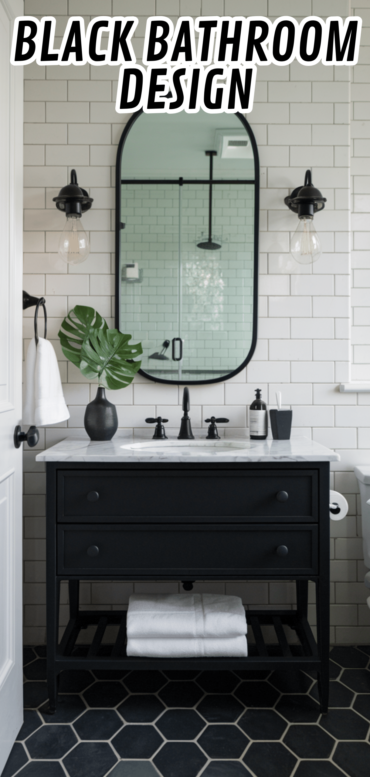 16 Perfect Black Bathroom Design Features