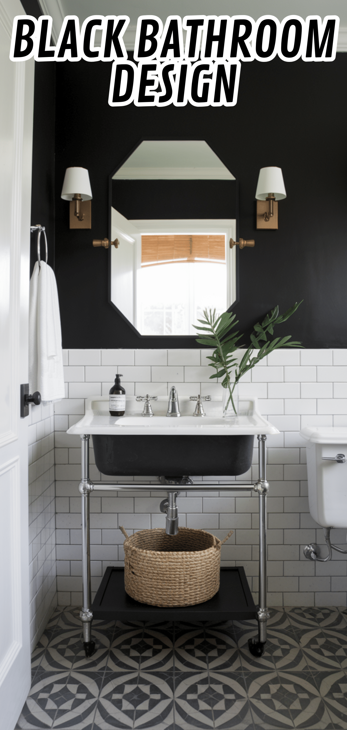 16 Perfect Black Bathroom Design Features