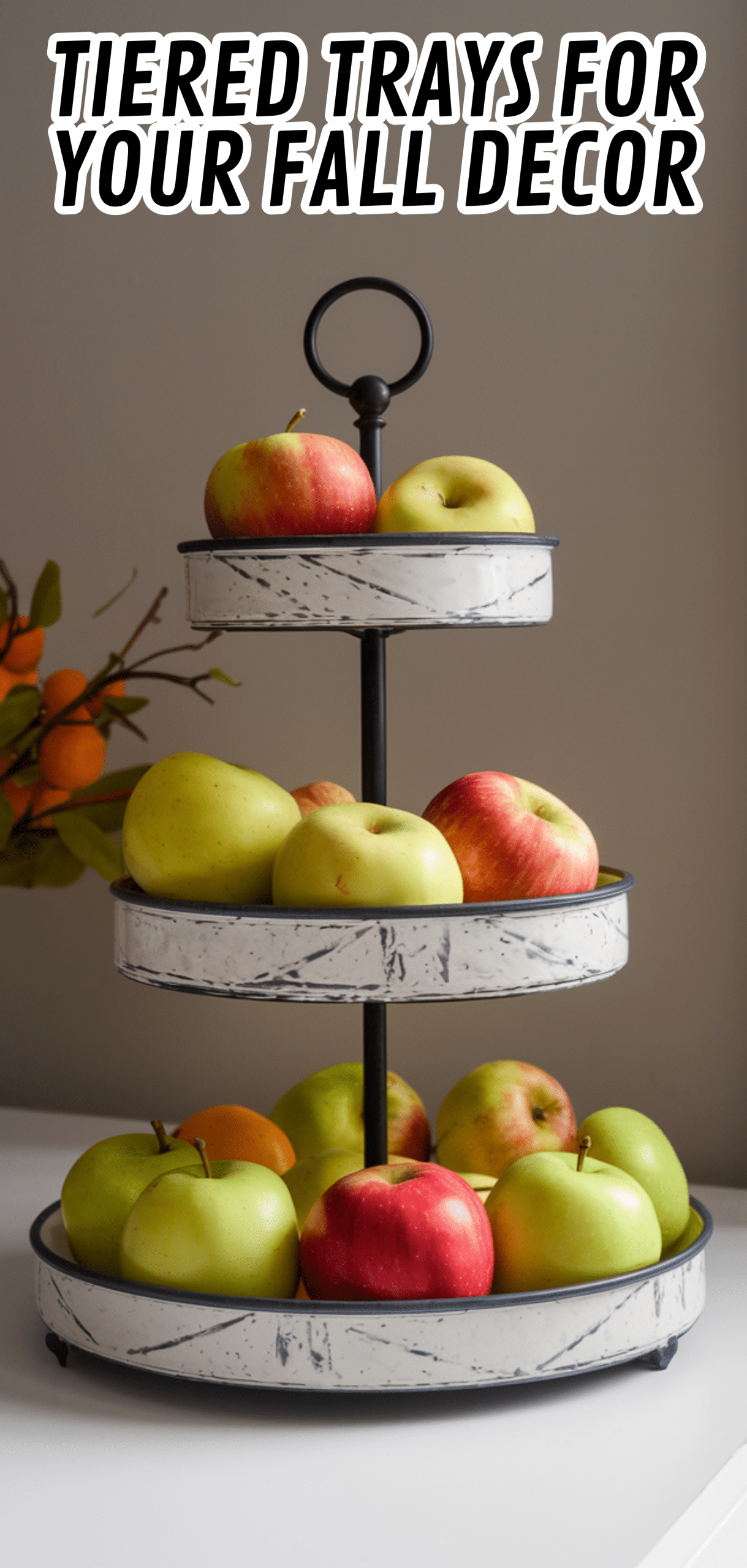 16 Stunning Tiered Trays For Your Fall Decor