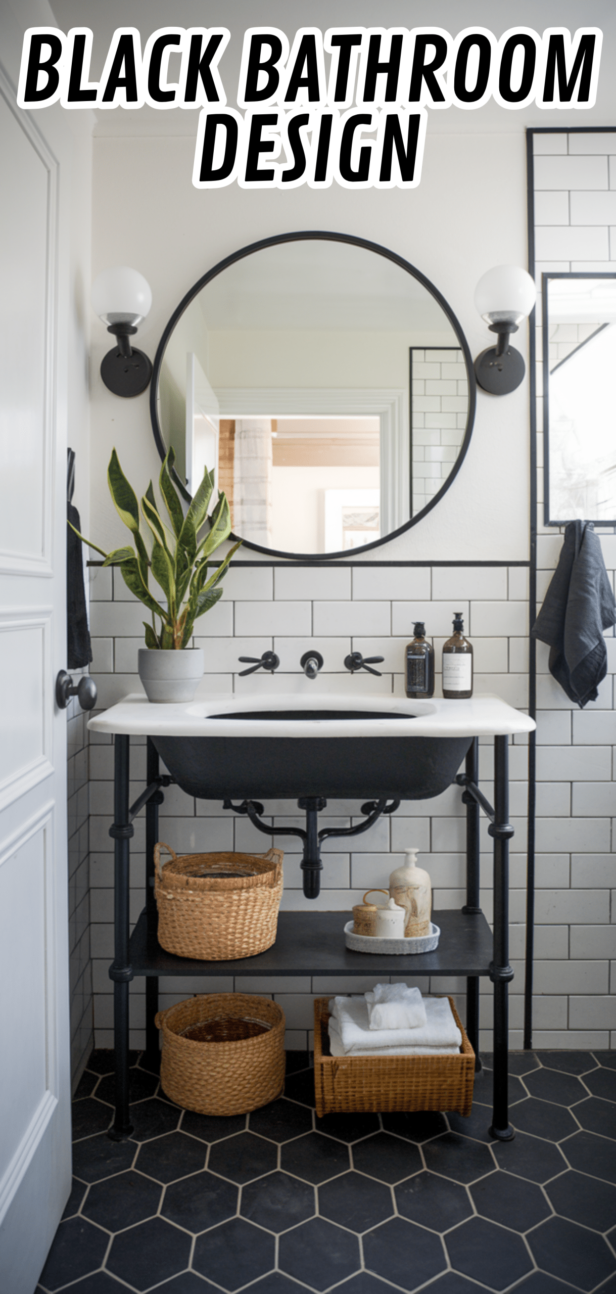 16 Perfect Black Bathroom Design Features