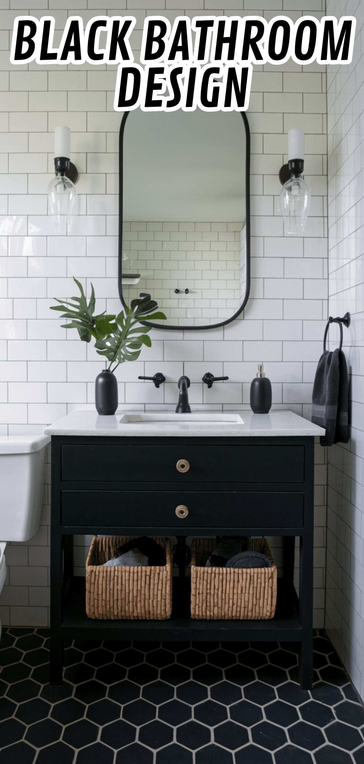 16 Perfect Black Bathroom Design Features