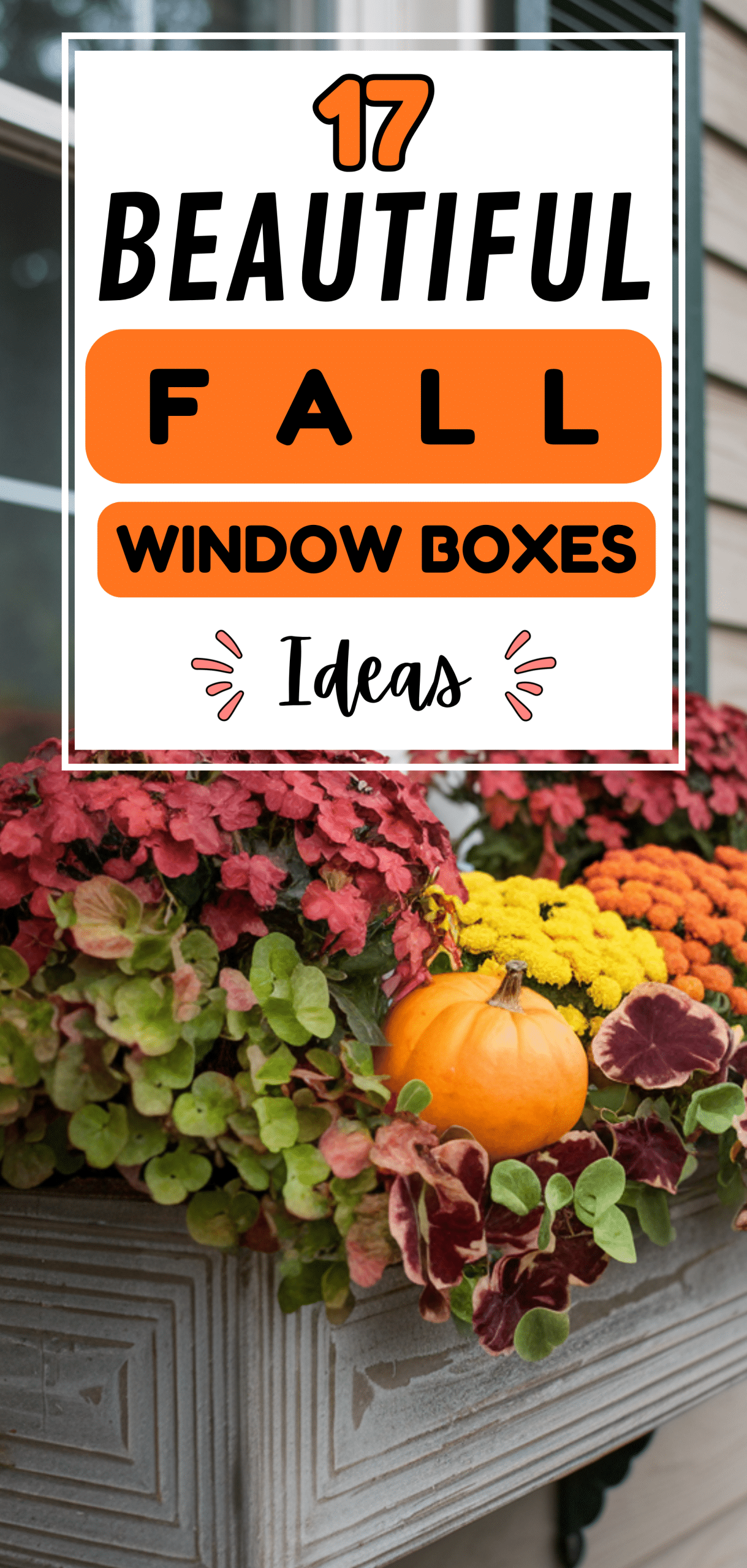 17 Beautiful Fall Window Boxes