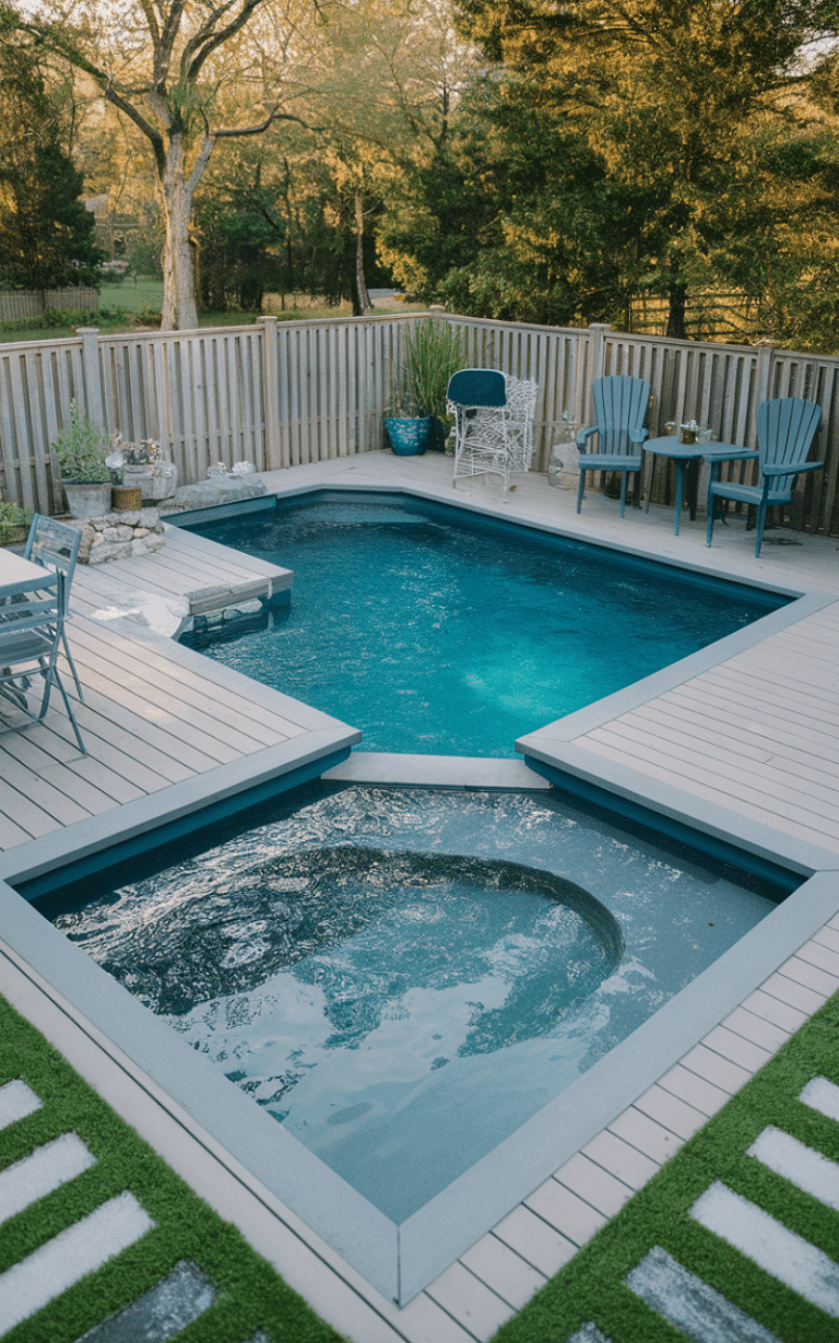 18 Creative Small Backyard Mini Pool Ideas - The Mega Mom