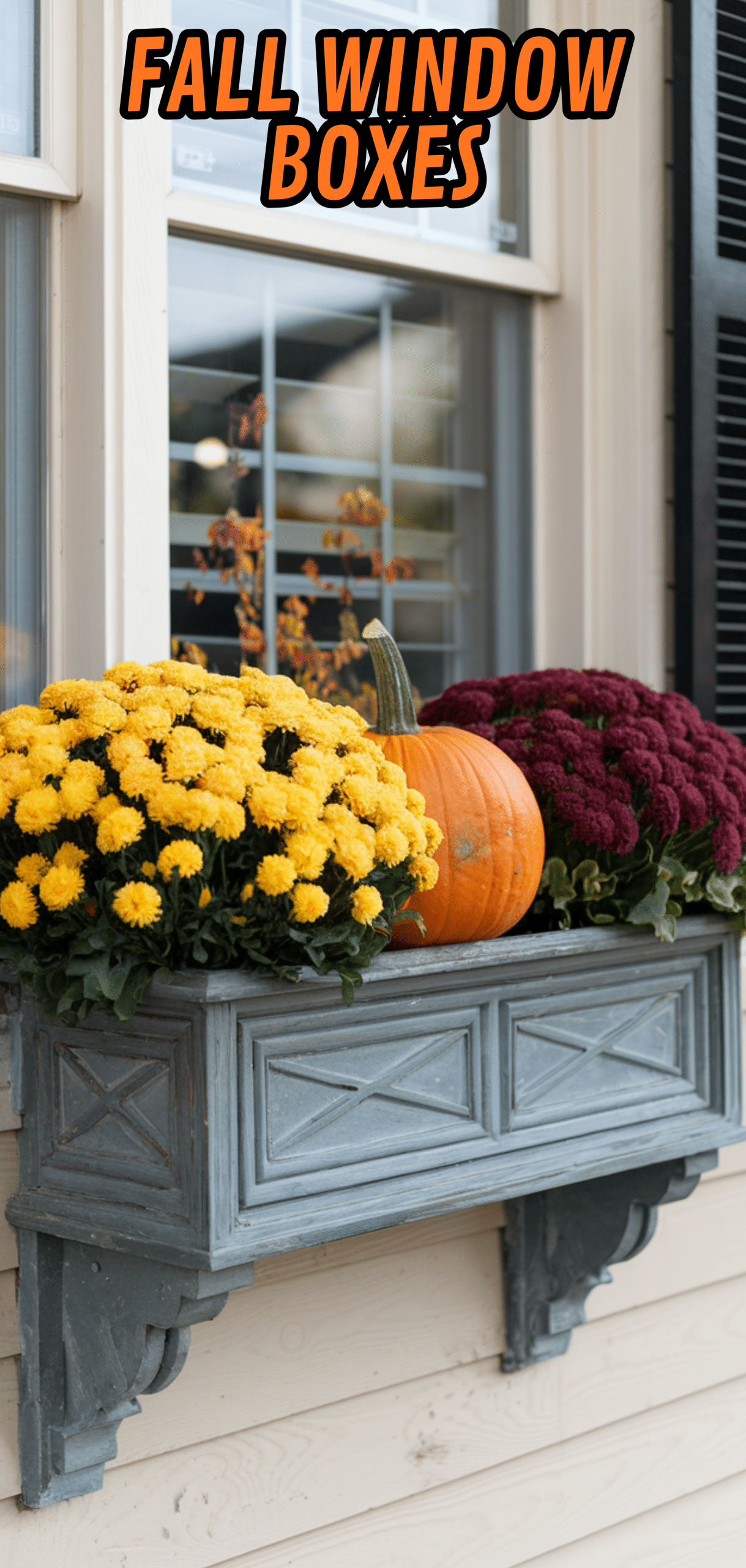 17 Beautiful Fall Window Boxes