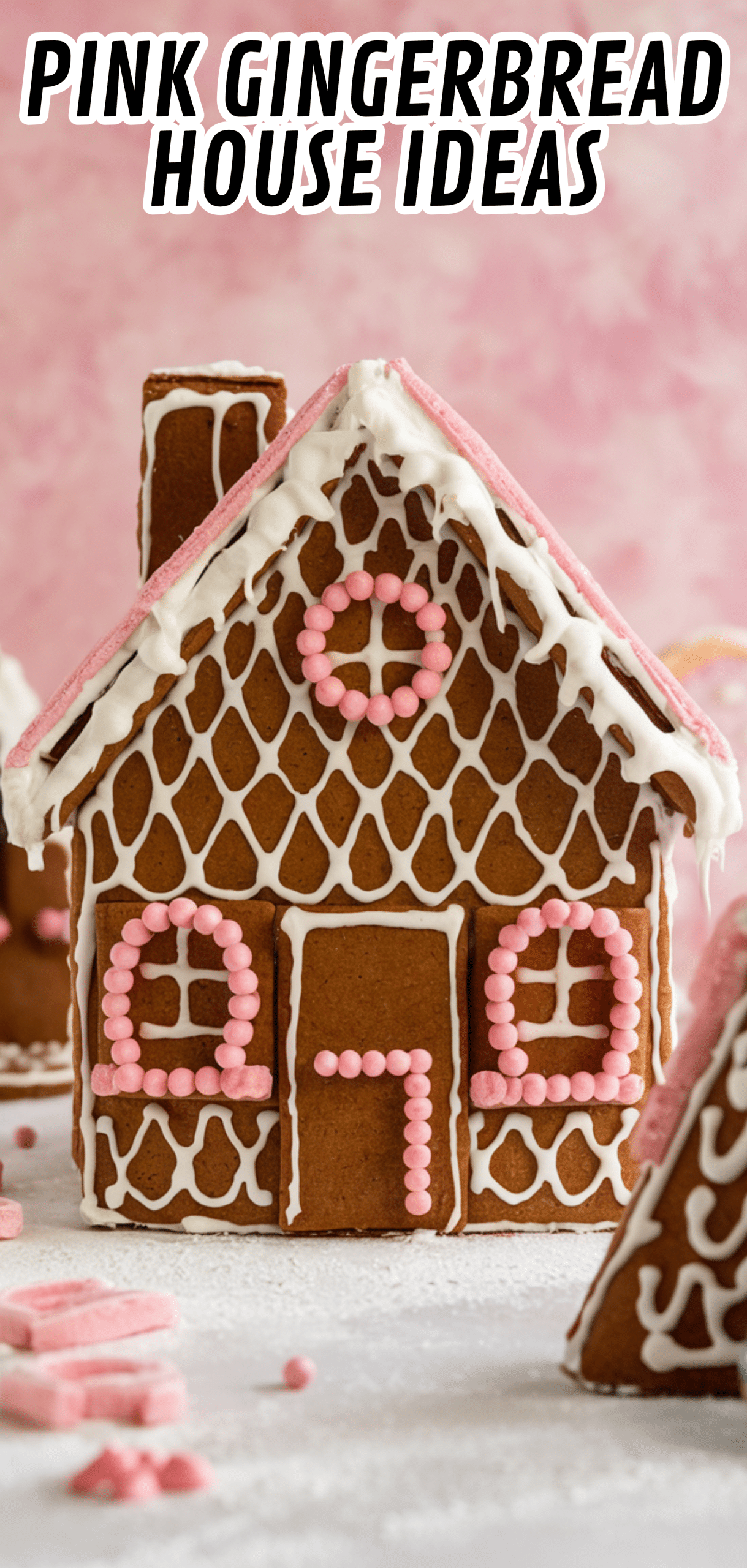 18 Amazing Pink Gingerbread House Ideas