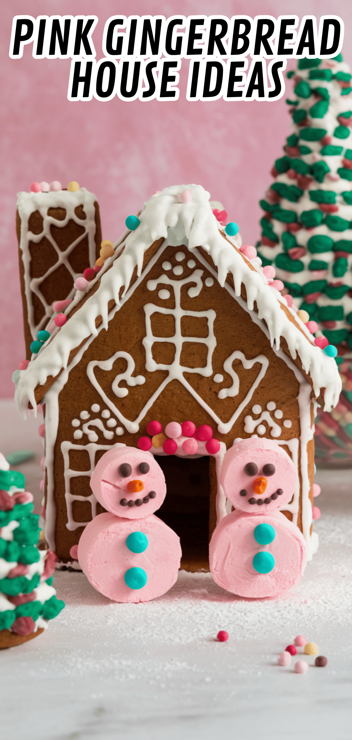 18 Amazing Pink Gingerbread House Ideas