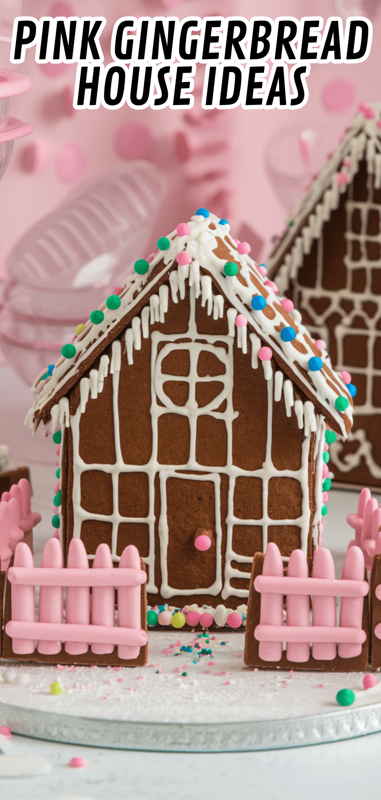 18 Amazing Pink Gingerbread House Ideas