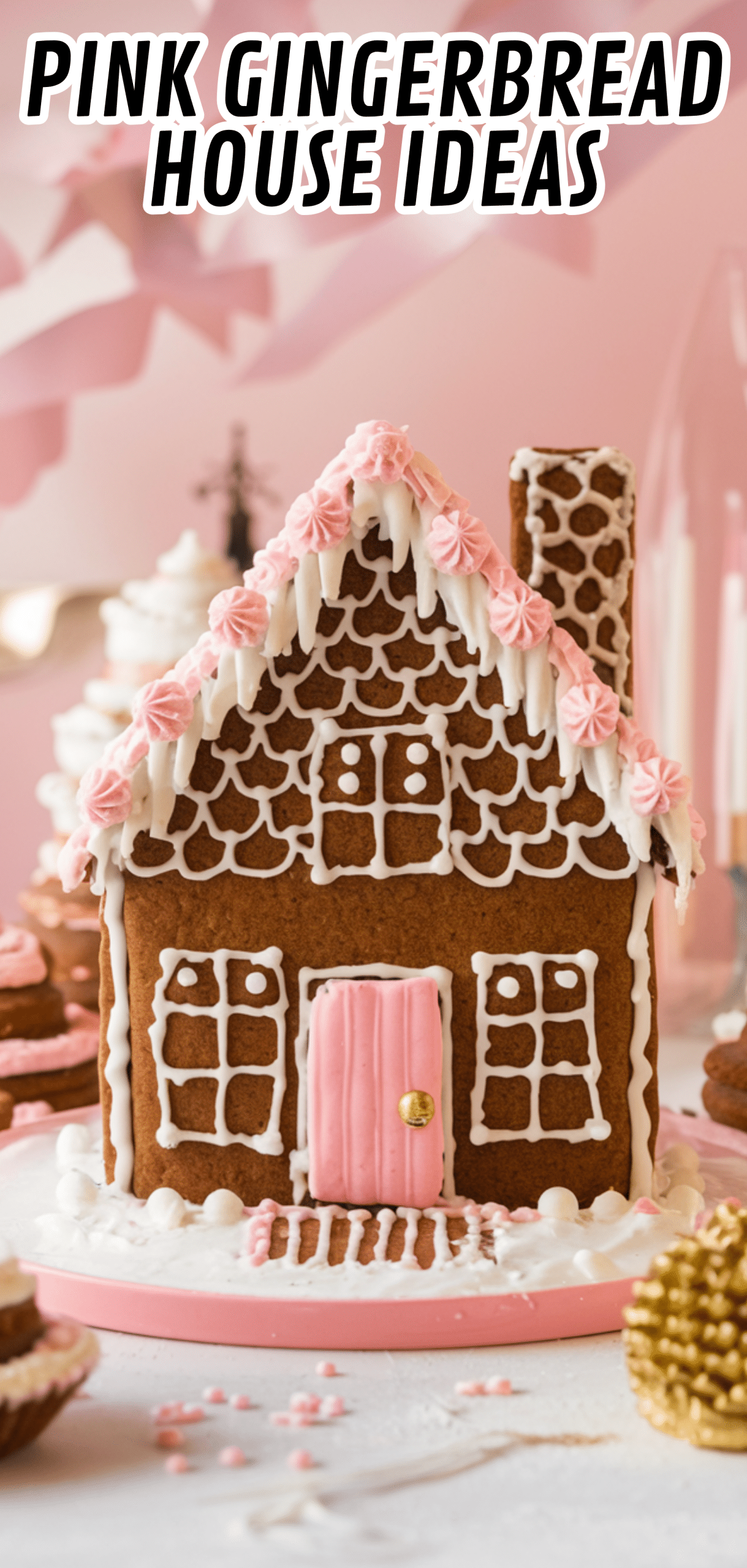18 Amazing Pink Gingerbread House Ideas