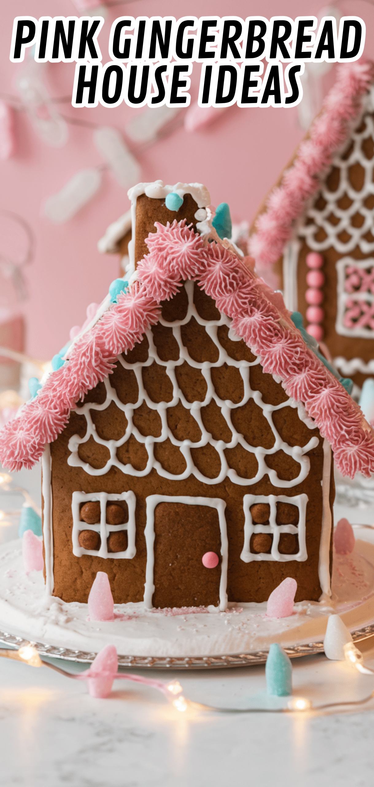 18 Amazing Pink Gingerbread House Ideas