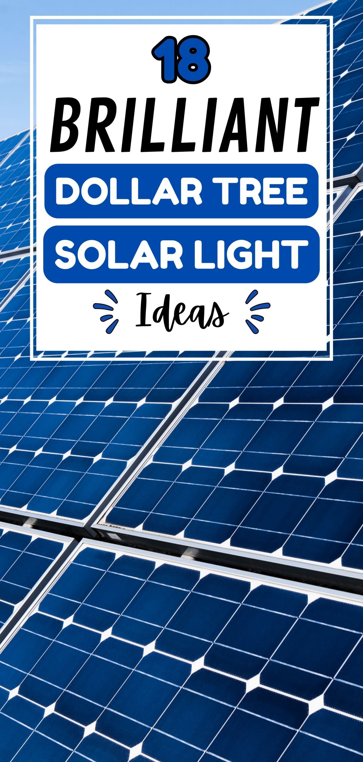 18 Brilliant Dollar Tree Solar Light Ideas