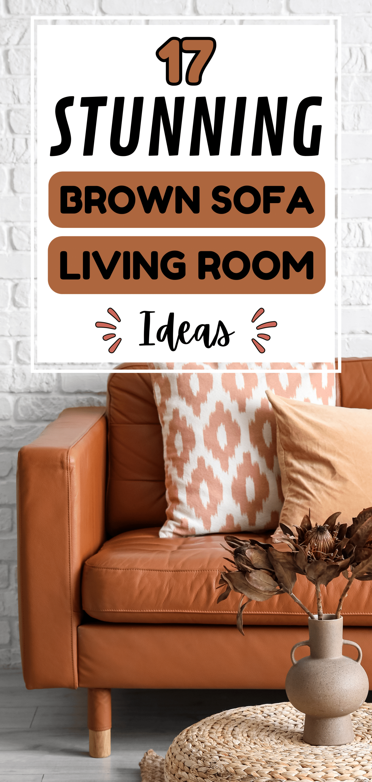 17 Stunning Brown Sofa Living Room Ideas