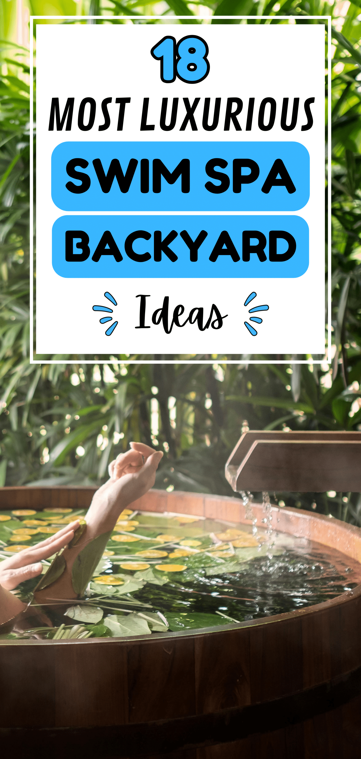 18 Most Luxurious Swim Spa Backyard Ideas