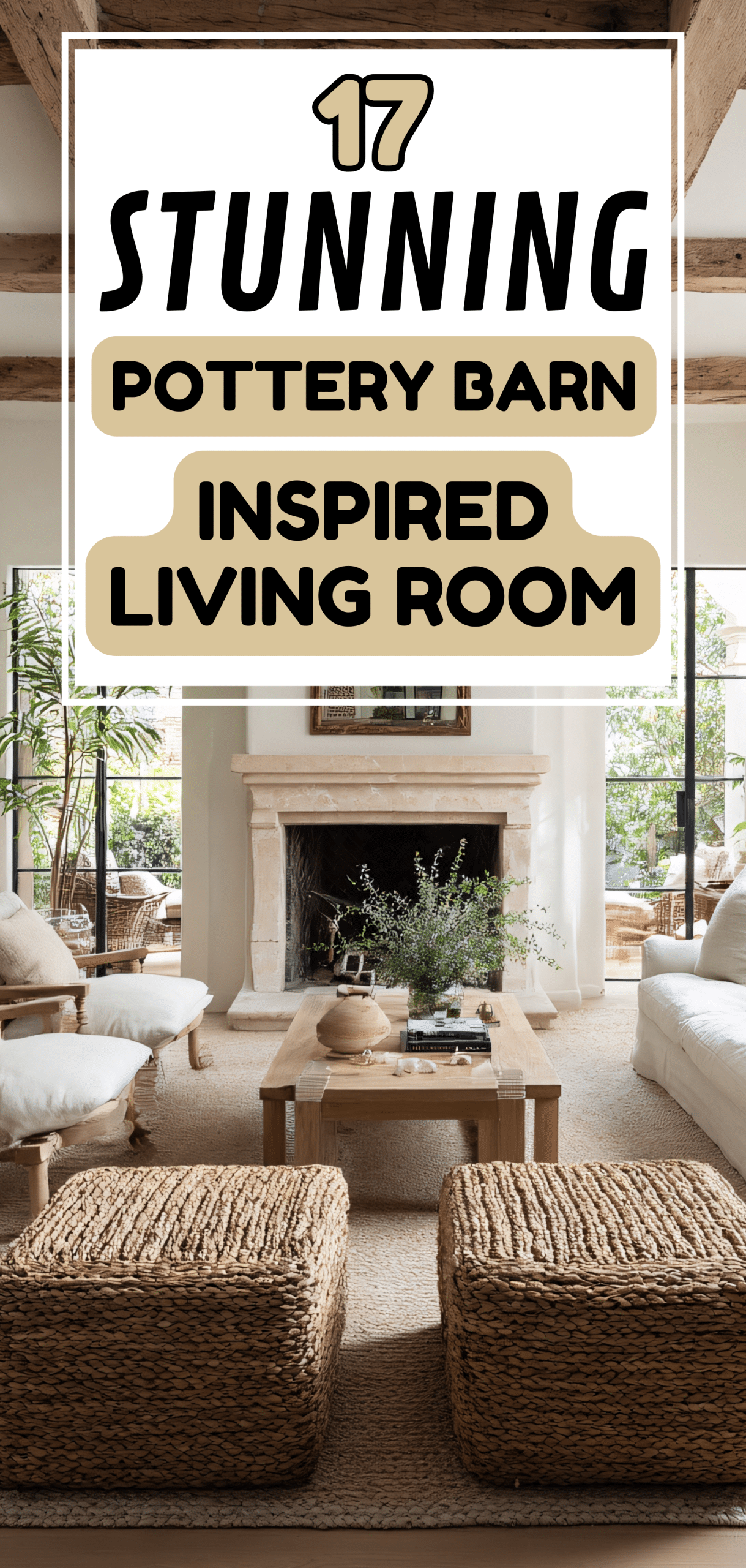 17 Stunning Pottery Barn Inspired Living Room