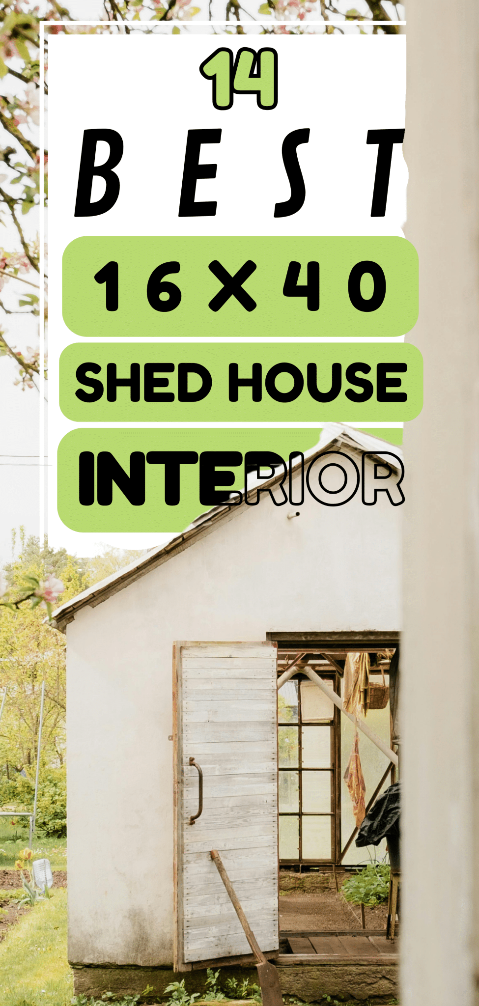 14 Best 16x40 Shed House Interior - The Mega Mom