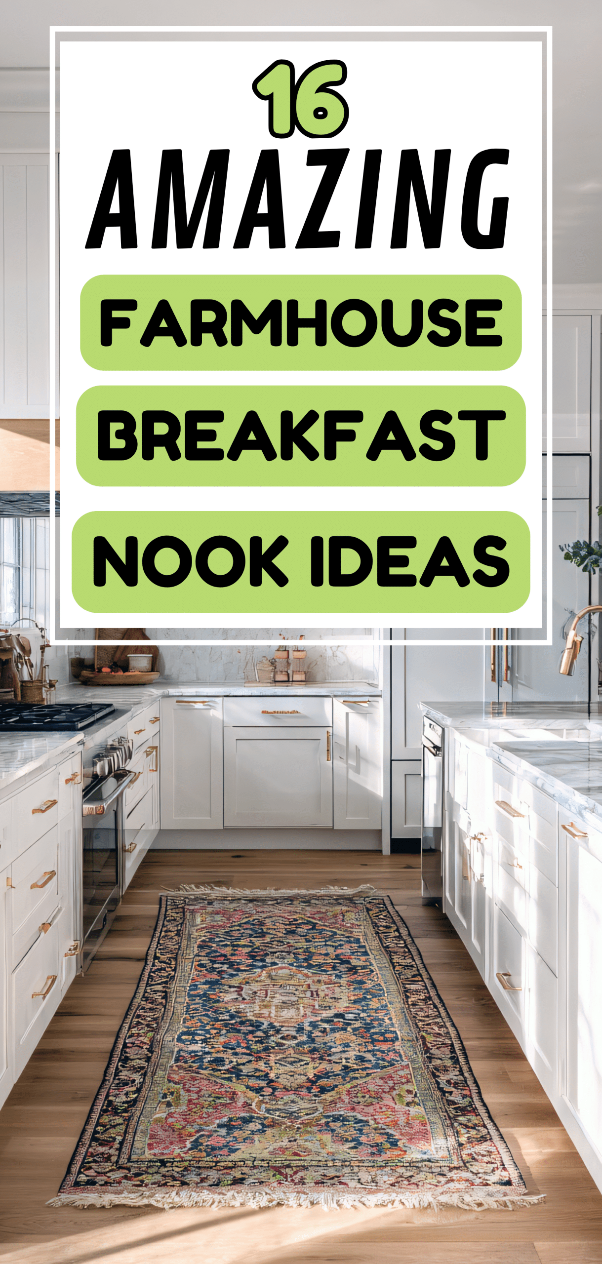 16 Amazing Farmhouse Breakfast Nook Ideas