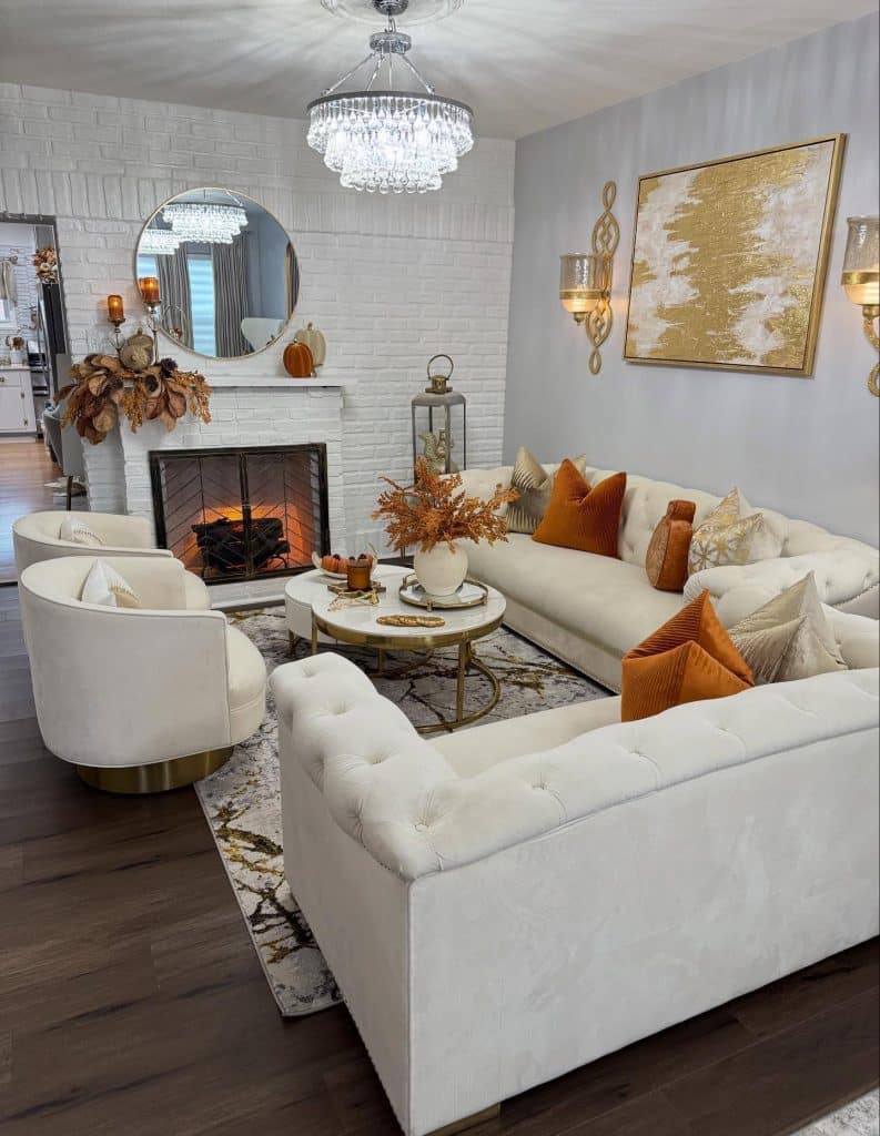 Warm Colors for a Cozy Fall Living Room That Make The Whole House Feel Warmer