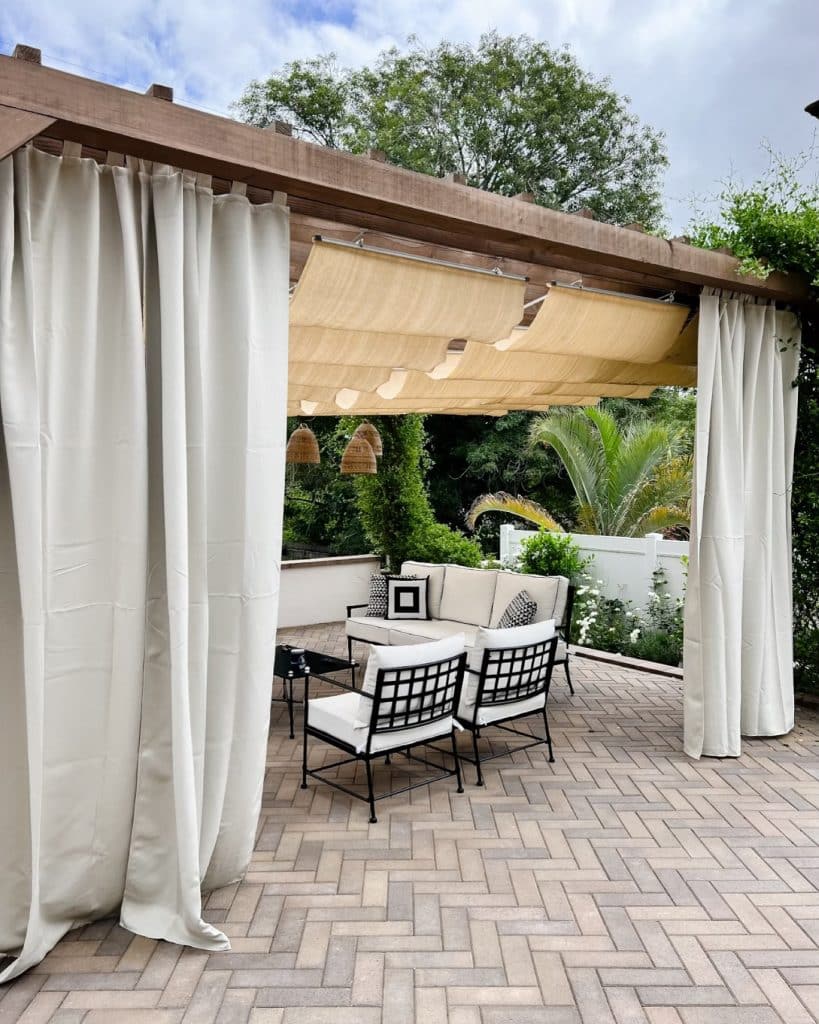 Outdoor Curtain Rod Ideas That Make Any Patio Feel Finished