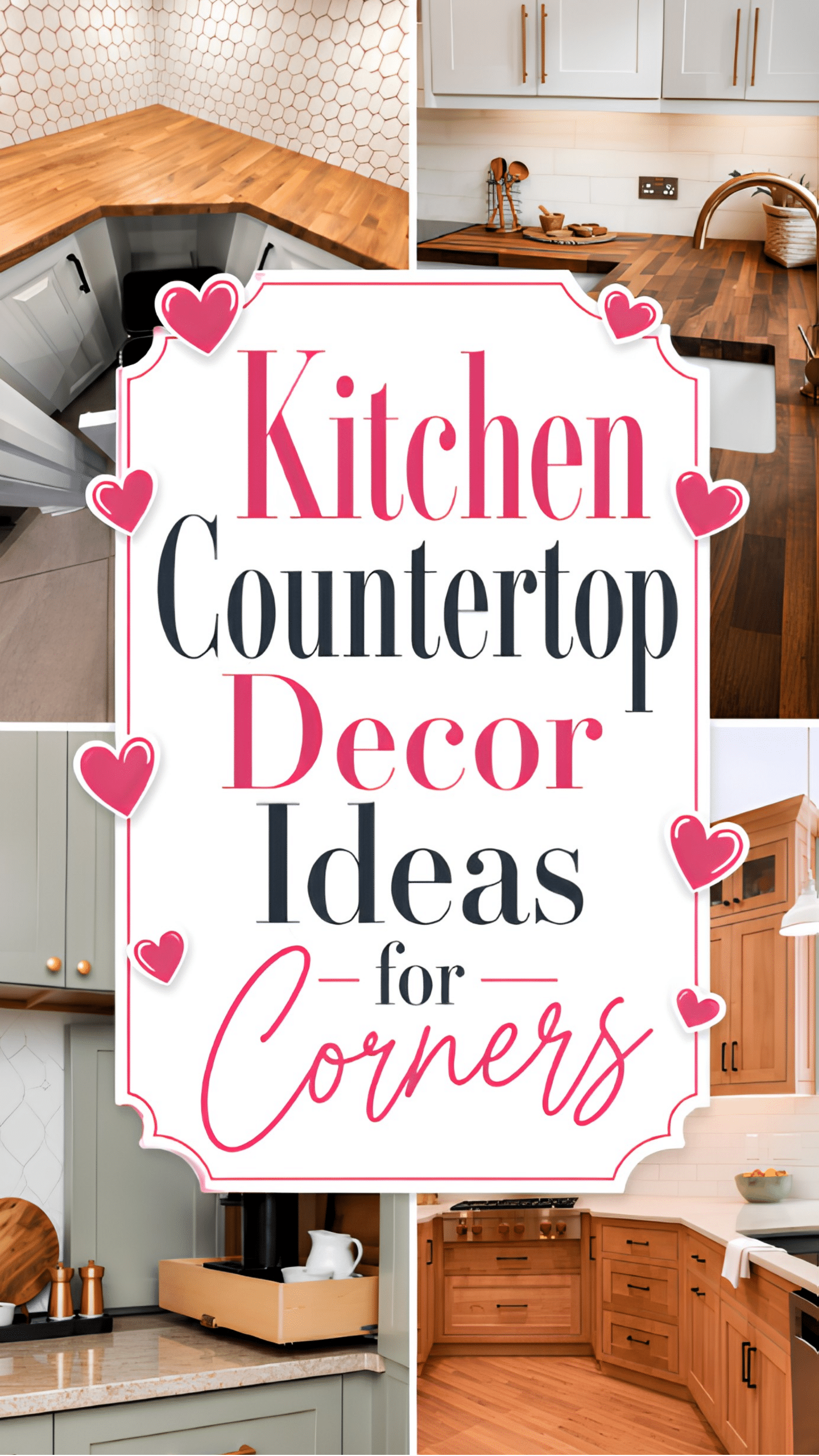 Kitchen Countertop Decor Ideas for Corners Every Mom With an Awkward Corner Needs