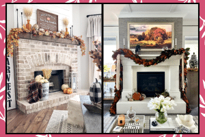 Fall Fireplace Mantel Decor Ideas That Make the Whole Living Room Feel Like Fall