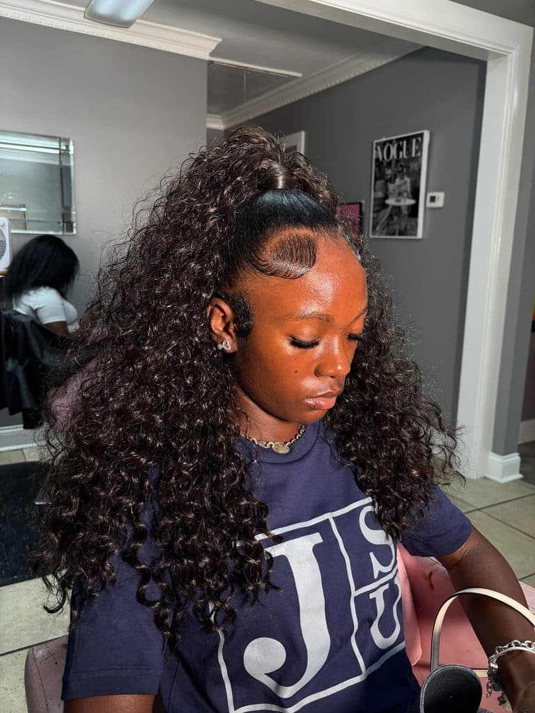 High Ponytail Hairstyles for Black Women