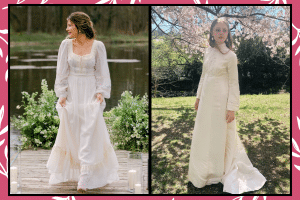 1970s Vintage Wedding Dress That Feels Like They Were Made For Real Family Weddings